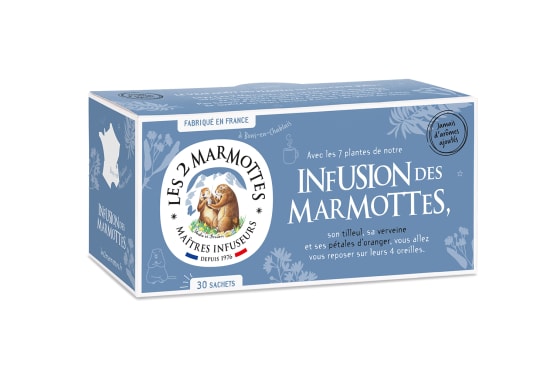 Les 2 Marmottes - Infusion Camomille 30 sachets - Jardiland