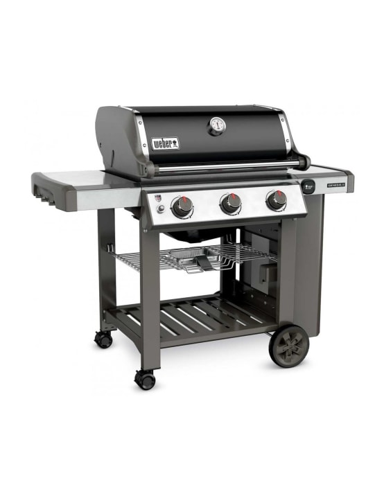 Weber - Barbecue à gaz Genesis II E-310 noir + plancha intégrée