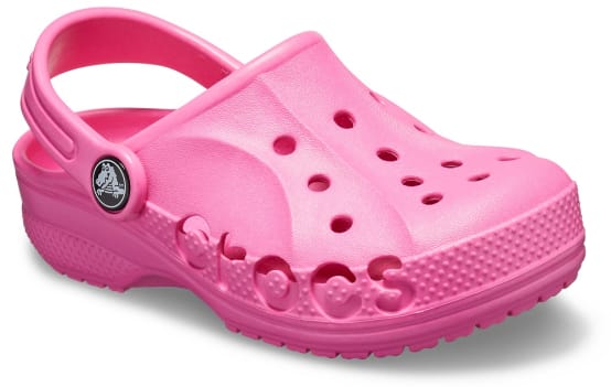 Neon pink crocs top