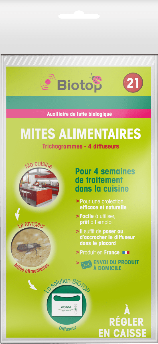 Biotop Prépayé antimites alimentaires trichogrammes x4 diff Jardiland