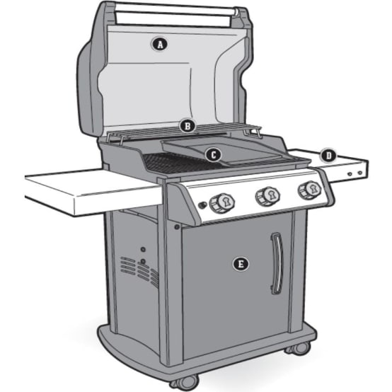 Weber - Barbecue à gaz Genesis® II E-310 GBS™ Black - Jardiland