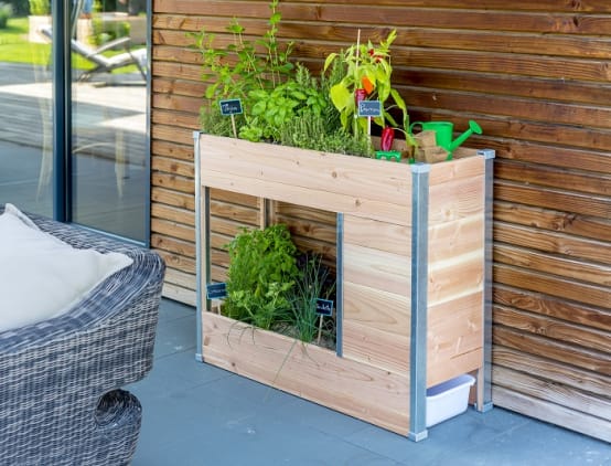 Construire un coffre à compost pour balcon - passeur de plantes
