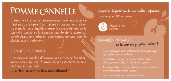 Les 2 Marmottes - Infusion Pomme Cannelle 30 sachets - Jardiland
