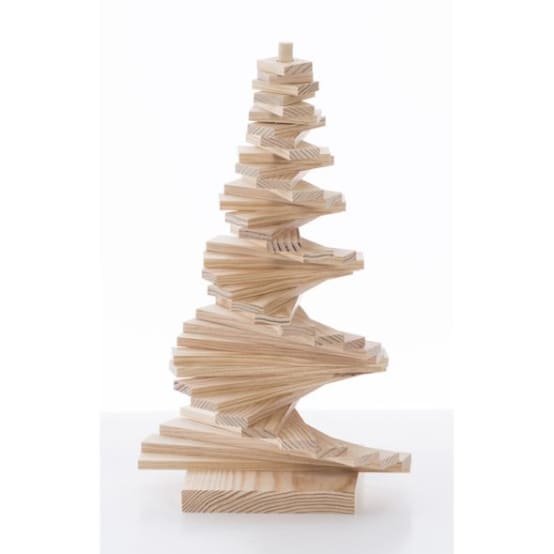 Sapin de Noël en bois 40 cm Jardiland