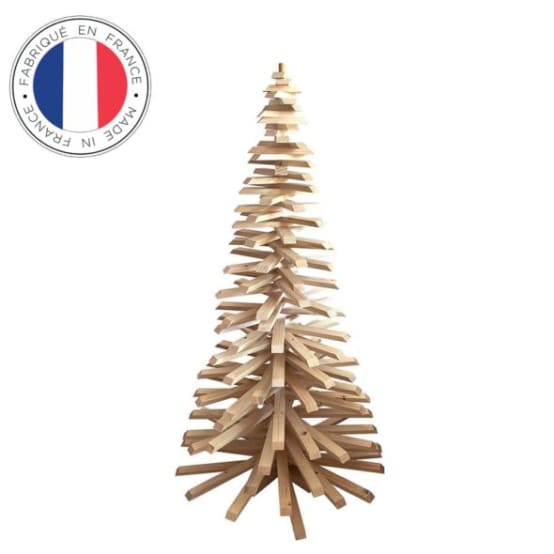 Sapin de Noël en bois 160 cm Jardiland
