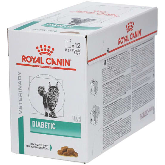 Royal Canin Diabetic Royal Canin Veterinary Diabetic - Pack Doble (24 Sobres, 85 G C/u) Royal Canin Gatos Urinary