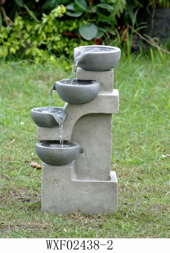 Fontaine de jardin, cascade, fontaine extérieur