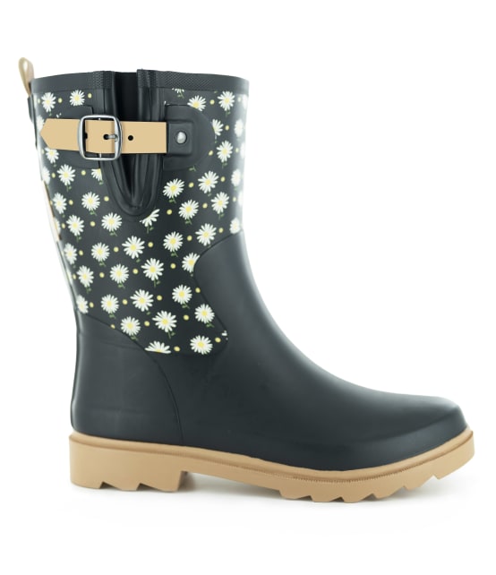 Demi botte en caoutchouc naturel doublé polaire 37 THEANA