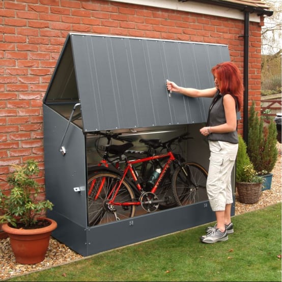 Coffre à vélos métal TRIMETALS Jardiland