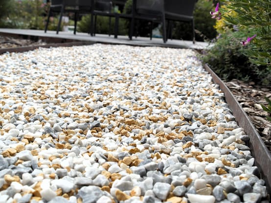 Gravier concassé multicolore 