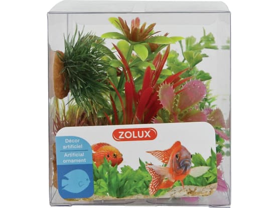 Kit de plantes artificielles petites tailles pour aquarium x 6 ZOLUX