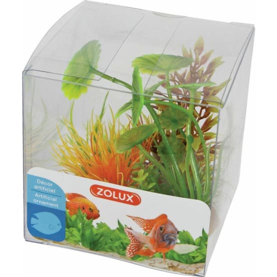 Kit de plantes artificielles différentes pour aquarium x4 ZOLUX