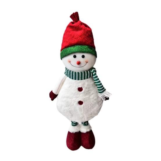 Couverture Plaid Polaire Enfant 130X150 Bonhomme De Neige De Nol Bleu